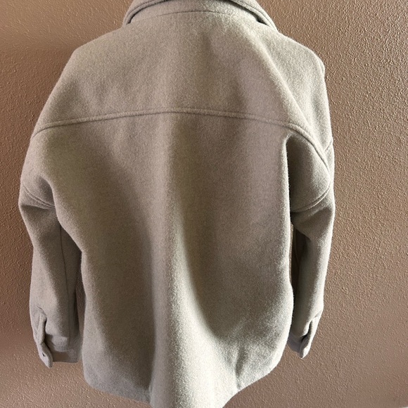 🎈SOLD🎈Light sage wool coat - Picture 5 of 8